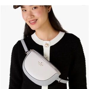 Kate Spade Light Gray Crossbody Bag